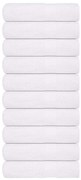 vidaXL Toalhas de banho 10 pcs 100x150 cm 360 gsm 100% algodão branco