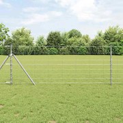 vidaXL Cerca de Campo 0,8x25 m em Aço Galvanizado