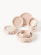 Conjunto de loiça em porcelana Maira, 4 pessoas, conjunto de 12