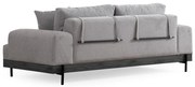 Sofá de 3 Lugares Eti – Cinzento – 220 cm x 98 cm x 78 cm