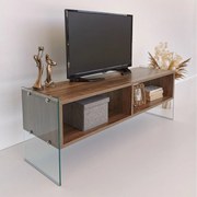 Móvel para TV TV404 – Nogueira – 120x45x35 cm