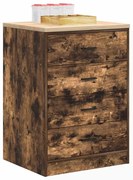 vidaXL Armário de arrumação de garagem Carvalho fumado 60x51x85 cm
