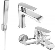 Mexen Pecos Conjunto de banheira R72, cromado - 72703R72-00