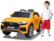 Carro elétrico infantil bateria 12V Audi Q8 Amarelo