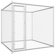vidaXL Canil de exterior 193x193x185 cm