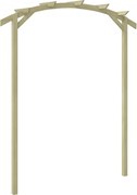 vidaXL Pérgola de jardim 180x210x40 cm madeira de pinho impregnada