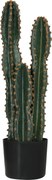 Outsunny Cacto Artificial Realista Grande Ø17x60 cm Verde Vaso com Lastro | Aosom Portugal