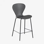 Em Um Banco Alto. ↑65 Cm & Negro & Polipropileno Cinzento Escuro & Polipropileno - Sklum