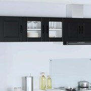 vidaXL Armário de Cozinha Preto 80 x 31 x 40 cm Madeira processada