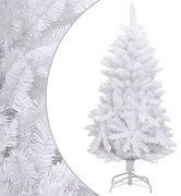 vidaXL Árvore de Natal artificial articulada com suporte 150 cm branco