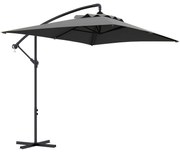 Chapéu de Sol Excêntrico 294x193 cm Chapéu de Sol de Jardim com Base C