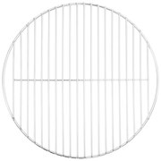 vidaXL Grelha para churrasco redonda Ø40 cm aço inoxidável 304