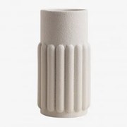 Vaso De Cerâmica Sabine Branco Quebrado - Sklum