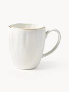 Canecas de porcelana com relevo Sali, conjunto de 2