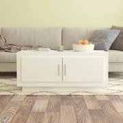 vidaXL Mesa de centro 102x50x45 cm derivados de madeira branco