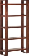 vidaXL Estante 85x30x166 cm madeira de acácia maciça castanho mel
