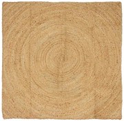 vidaXL Tapetes de área Quadrado Castanho 120 x 120 cm Juta
