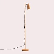 Lâmpada De Pé Direcionável Em Ferro Charlotte Castanho Bombon - Sklum