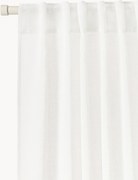 Cortinas semitransparentes com presilhas ocultas Ibiza, L 270 cm
