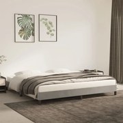 vidaXL Estrutura de cama sem colchão 200x200 cm veludo cinzento-claro