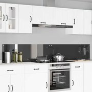 vidaXL Proteção de Cozinha 2 pcs Cinza Escuro 120 x 40 cm