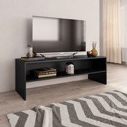 vidaXL Móvel de TV 120x40x40 cm contraplacado preto