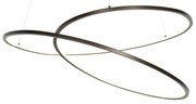 Candeeiro Pendente Design Bronze 72 cm com LED dimmer 3 níveis - Rowan