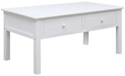 vidaXL Mesa de centro 100x50x45 cm madeira branco