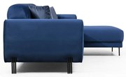 **** Sofá-Cama de Canto Image Corner – Azul Marinho – 287 x 169 cm

**