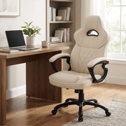 Cadeira de Escritório Gamer BIG XXX Creme