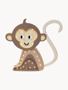 Candeeiro de teto LED para crianças regulável artesanal Monkey, com temporizador e comando remoto