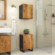 vidaXL Armário de casa de banho 38x33x58 cm mangueira maciça