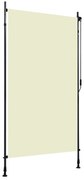 vidaXL Estore de rolo para exterior 120x270 cm creme