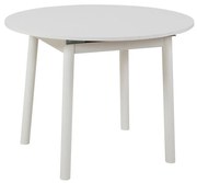 Mesa de Jantar Extensível Oliver – Branco – 100/139 x 75 x 100 cm