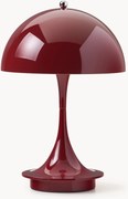 Candeeiro de mesa LED pequeno portátil e regulável Panthella 160, Design Verner Panton