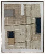 Quadro em tela artesanal com moldura de madeira Lima