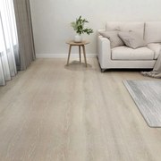 vidaXL Tábuas de soalho autoadesivas 20 pcs 1,86 m² PVC bege
