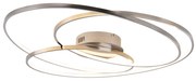 Candeeiro de teto em aço 80 cm com LED regulável em 3 etapas - Rowin Design