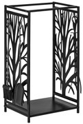 Suporte para Lenhas Suporte de Armazenamento para Lenhas 46x30x70 cm S