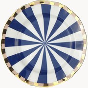 Prato de pequeno-almoço em porcelana artesanal Abracadabra