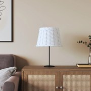 vidaXL Abajur Ø30x20 cm vime branco