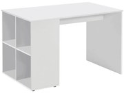 FMD Secretária c/ prateleiras laterais 117x72,9x73,5 cm branco