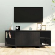vidaXL Móvel de TV 130x35x50 cm aglomerado preto