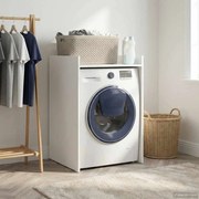 vidaXL Armário para Máquina de Lavar Branco 67,5 x 62 x 97 cm
