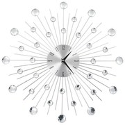 vidaXL Relógio de parede com movimento quartzo design moderno 50 cm
