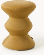 Mesa de apoio redonda estofada Zig Zag