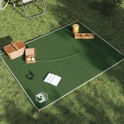 vidaXL Toalha de piquenique com estacas 205x155 cm verde