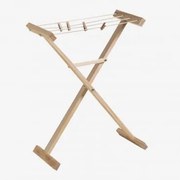 Varal De Madeira Teo Kids Madeira Natural - Sklum