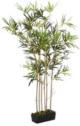 Árvore de bambu artificial 368 folhas 80 cm verde