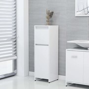 vidaXL Armário de casa de banho derivados de madeira branco